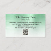 Carte De Visite *~* Lashes QR Brows Extensions parties scintillant (Dos)
