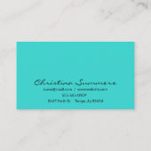 Carte De Visite Lashes Robin's Oeuf Blue parties scintillant Eyela (Dos)