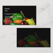 Carte De Visite L'asperge de Lifevegetables chaule toujours des (Devant / Derrière)