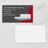 Carte De Visite Last Mile Delivery Courier Shipping (Devant / Derrière)