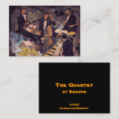 Carte De Visite L'ATC de quartet (Devant / Derrière)