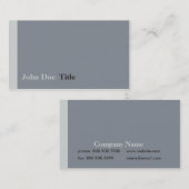 Carte de visite latéral simple de rayure (Devant / Derrière)