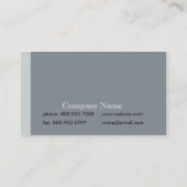 Carte de visite latéral simple de rayure (Dos)