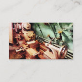 Carte De Visite Lathe métallique en sous-marin (Dos)