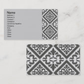Carte De Visite Latis Motif géométrique (Devant / Derrière)
