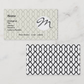 Carte De Visite Latis Motif géométrique (Devant / Derrière)