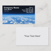 Carte De Visite L'atmosphère terrestre de l'espace (Devant / Derrière)