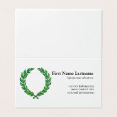 Carte De Visite Laurel (Extérieur déplié)