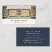 Carte De Visite L'Autel du Panthéon, Rome, Christianisme, Religieu (Devant / Derrière)