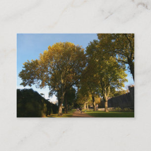 Carte De Visite L'automne dans le parc