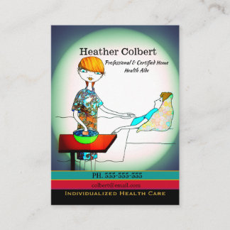 Carte De Visite L'auxiliaire de vie Câline est là pour aider
