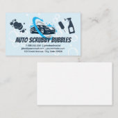 Carte De Visite Lavage automatique de voiture | Fournitures de net (Devant / Derrière)