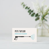 Carte De Visite Lavage de la fenêtre d'alimentation sous pression (Debout devant)