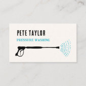 Carte De Visite Lavage de la fenêtre d'alimentation sous pression (Devant)