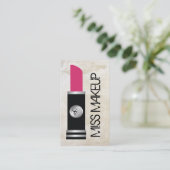 Carte De Visite Lavage de Mlle Makeup White (Debout devant)