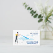 Carte De Visite Lavage de pression (Debout devant)