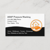 Carte De Visite Lavage de pression d'alimentation (Devant)