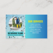 Carte De Visite Lavage de pression Eau Nettoyante Laver (Dos)