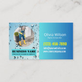 Carte De Visite Lavage de pression Eau Nettoyante Laver (Devant)