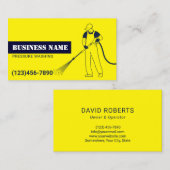 Carte De Visite Lavage de pression Lavage de puissance Marine et n (Devant / Derrière)