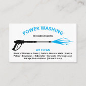Carte De Visite Lavage de puissance à pression professionnelle sim (Devant)