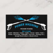 Carte De Visite Lavage de puissance de pression professionnel (Devant)