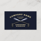 Carte De Visite Lavage de puissance sous pression (Devant)