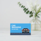 Carte De Visite Lavage de voiture (Debout devant)