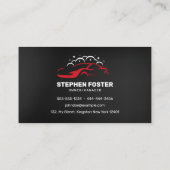 Carte De Visite Lavage de voiture et détails de l'auto Eau Drop No (Dos)