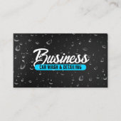 Carte De Visite Lavage de voiture et détails de l'auto Eau goutte  (Devant)