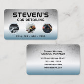 Carte De Visite Lavage de voiture et détails inspirés (Devant / Derrière)