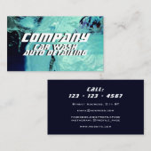 Carte De Visite Lavage de voiture inspiré (Devant / Derrière)