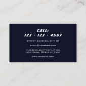 Carte De Visite Lavage de voiture inspiré (Dos)