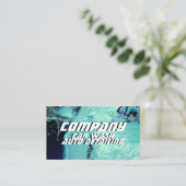 Carte De Visite Lavage de voiture inspiré (Debout devant)