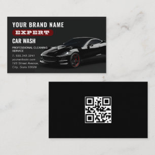 Carte De Visite Lavage de voiture Mobile Détail auto Nettoyage aut