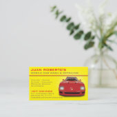 Carte De Visite Lavage de voiture mobile Détail de la pression de  (Debout devant)