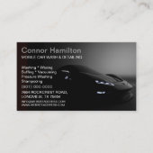 Carte De Visite Lavage de voiture mobile Détail de la pression Lav (Devant)