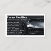 Carte De Visite Lavage de voiture mobile Détail de la pression Lav (Devant)