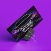 Carte De Visite Lavage de voiture moderne et détails de l'auto