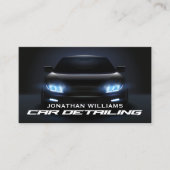 Carte De Visite Lavage de voiture moderne et détails de l'auto (Devant)