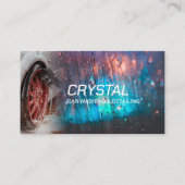 Carte De Visite Lavage de voiture professionnel et détails de l'au (Devant)