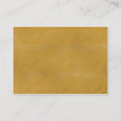 Carte De Visite Lavage en ocre - Customisé (Dos)