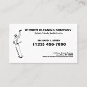 Carte De Visite Lavage et nettoyage de fenêtres (Devant)