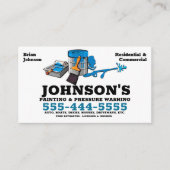 Carte De Visite Lavage et peinture sous pression avec détails Affa (Devant)