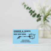 Carte De Visite Lavage sous pression et peinture (Debout devant)