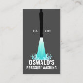 Carte De Visite Lavage sous pression, pistolet à lessive (Devant)