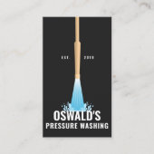 Carte De Visite Lavage sous pression, pistolet à lessive Gold Powe (Devant)