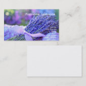 Carte De Visite Lavande (Devant / Derrière)
