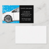 Carte De Visite Lave-auto | Automobile | Bulles (Devant / Derrière)