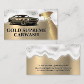 Carte De Visite Lave-auto | Bouteille Spray | Les soap-sons (Devant / Derrière)